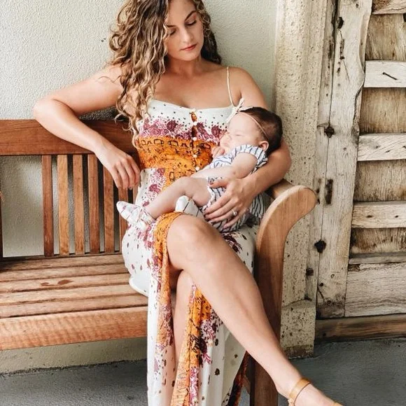 Free People Morning Song Printed Maxi Slip Dress Size Med intimately free - Picture 2 of 6